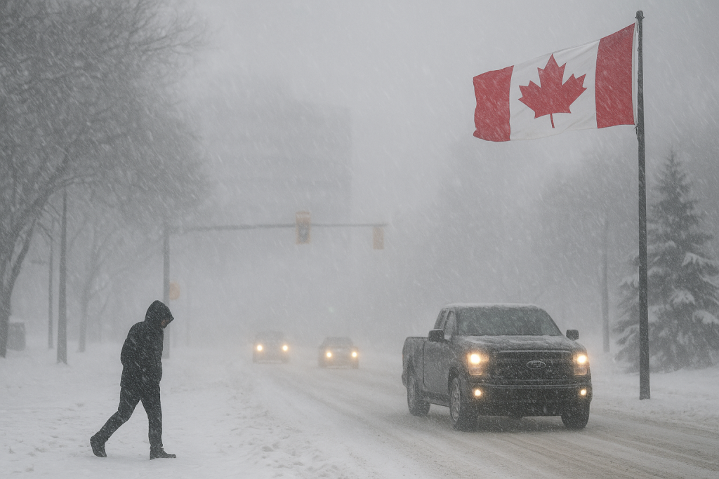 Stunning Snow and Rain Wallop Canada Today