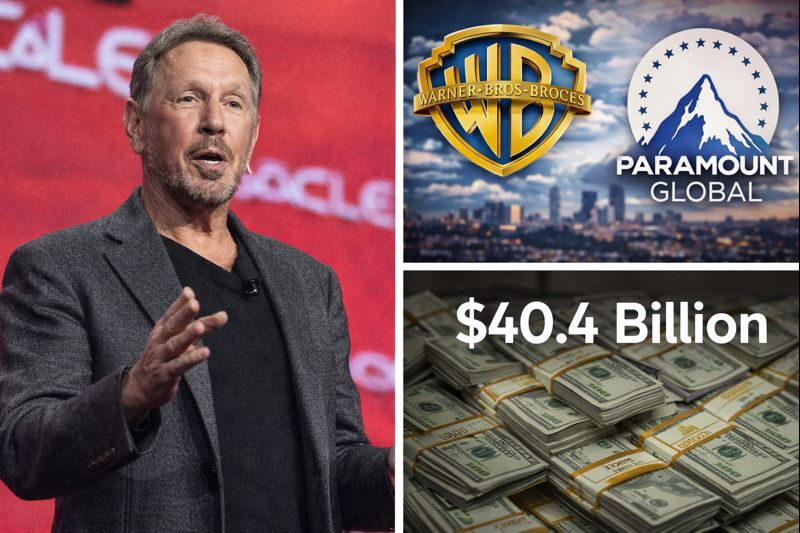 Larry Ellison’s Stunning $40.4B Guarantee Secures Paramount’s Winning Bid