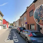 Baby Jesus placed in beer crate nativity at Don Bosco Buizingen
