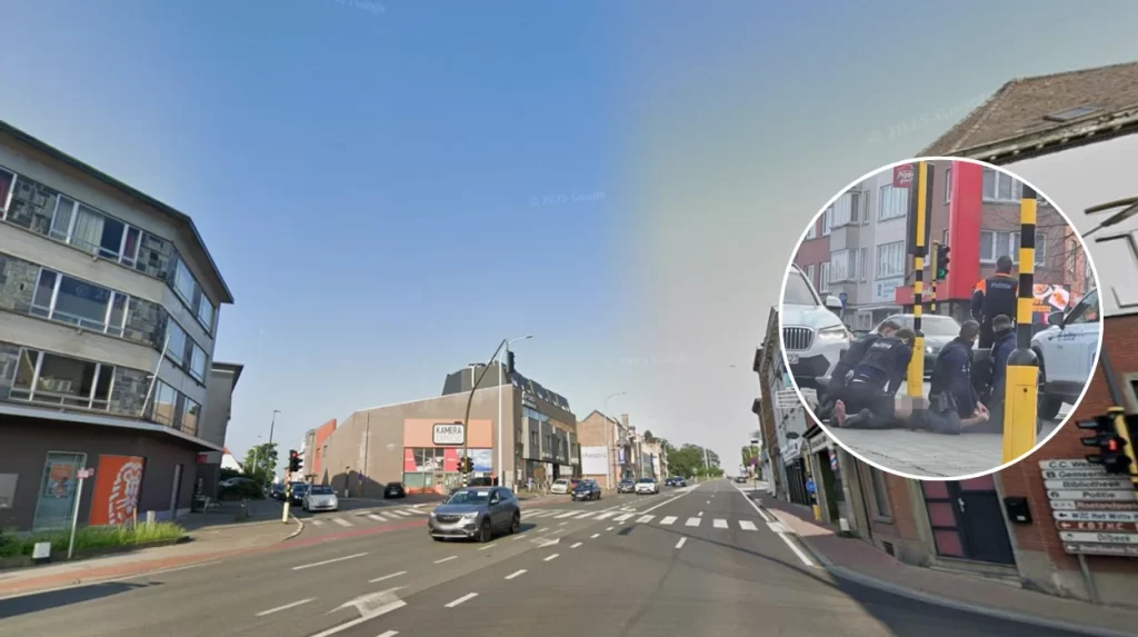 Dilbeek man hospitalised after naked street incident on Ninoofsesteenweg