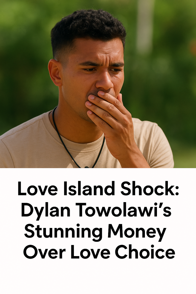 Dylan Towolawi’s Stunning Money Over Love
