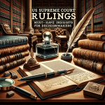 US Supreme Court Rulings: Must-Have Insights for Decision-Makers