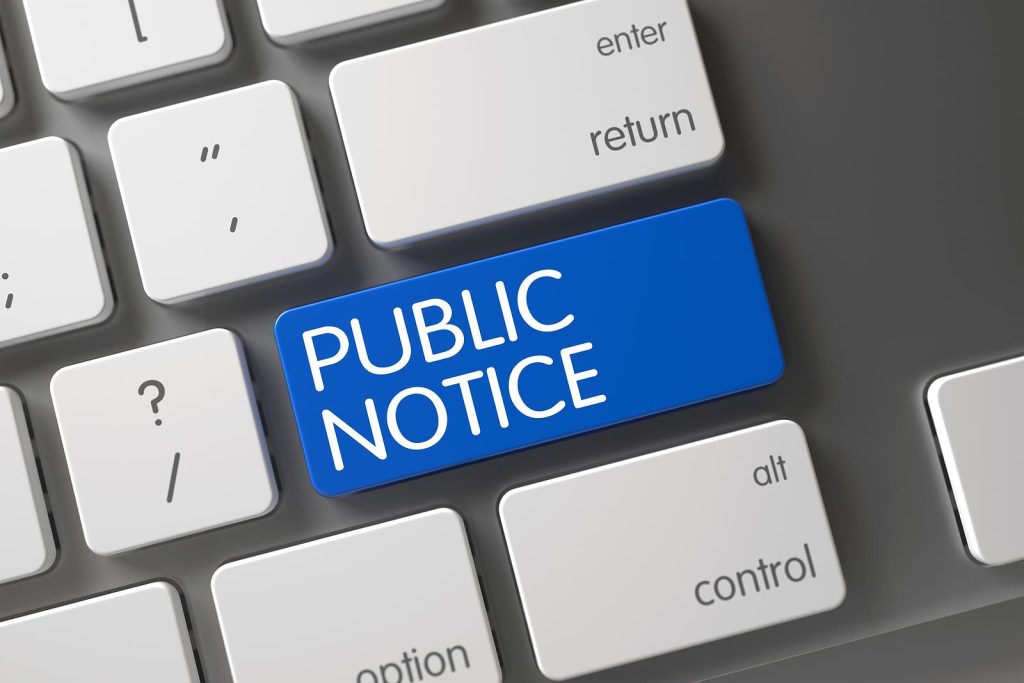 PUBLIC NOTICE – STL.News State of Publication