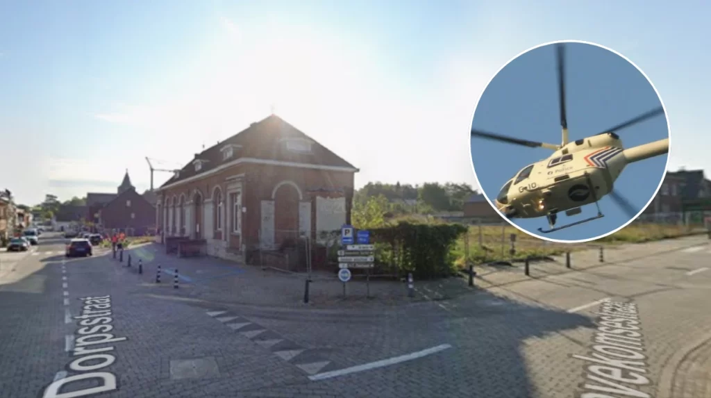 Police helicopter deployed in search near Bierbeek