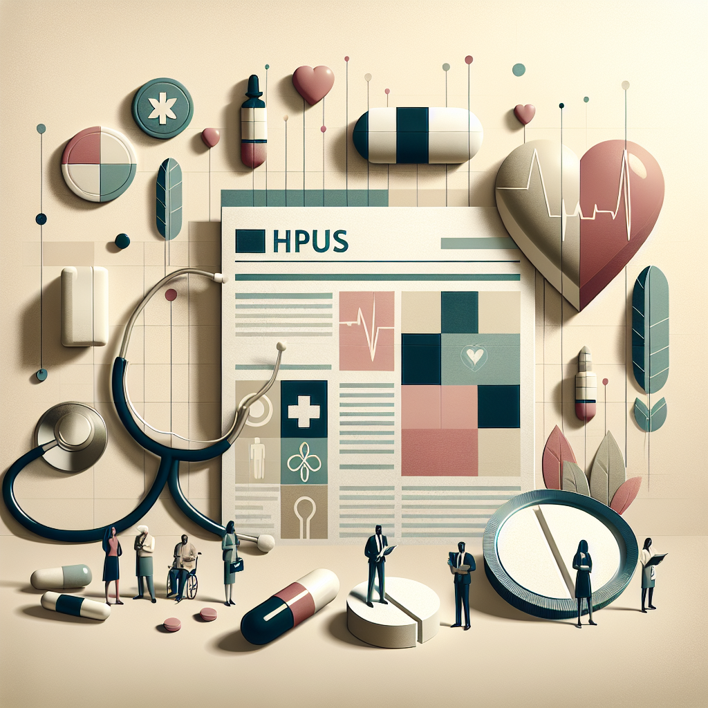 A high-resolution illustration for an article, showcasing a contemporary, neutral-colored background. The setting could be a medical environment with pharmaceutical and well-being symbols such as a stethoscope, pills, a heart symbol, and a newspaper or a digital display showcasing 'Latest Health Updates'. Represent a diverse range of anonymous figures interacting with these elements, showing men and women of different descents such as Caucasian, Hispanic, Black, and Middle-Eastern. Please avoid representing any specific individuals or celebrities.