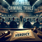 High-profile Criminal Trials: Must-See Verdicts Revealed