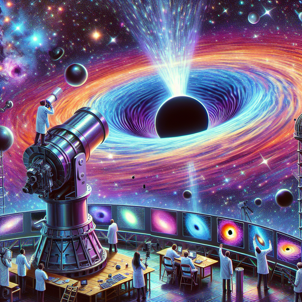 Astronomers are recording video footage of a black hole for the first time.