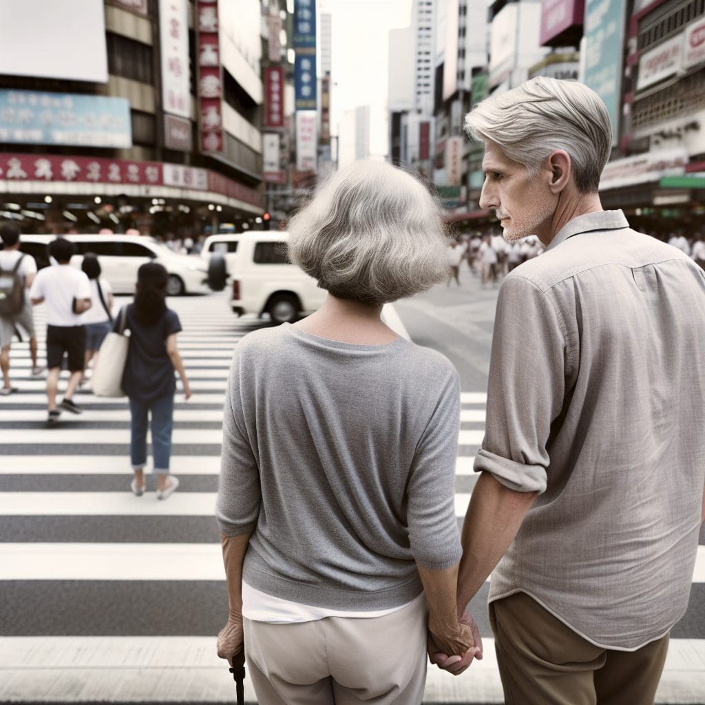 Bill Clinton seems to guide Hillary toward a NYC intersection in a viral video.