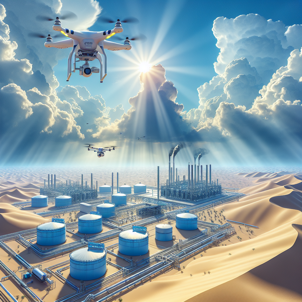 Video on social media captures drone attack on oil storage site in Oman.