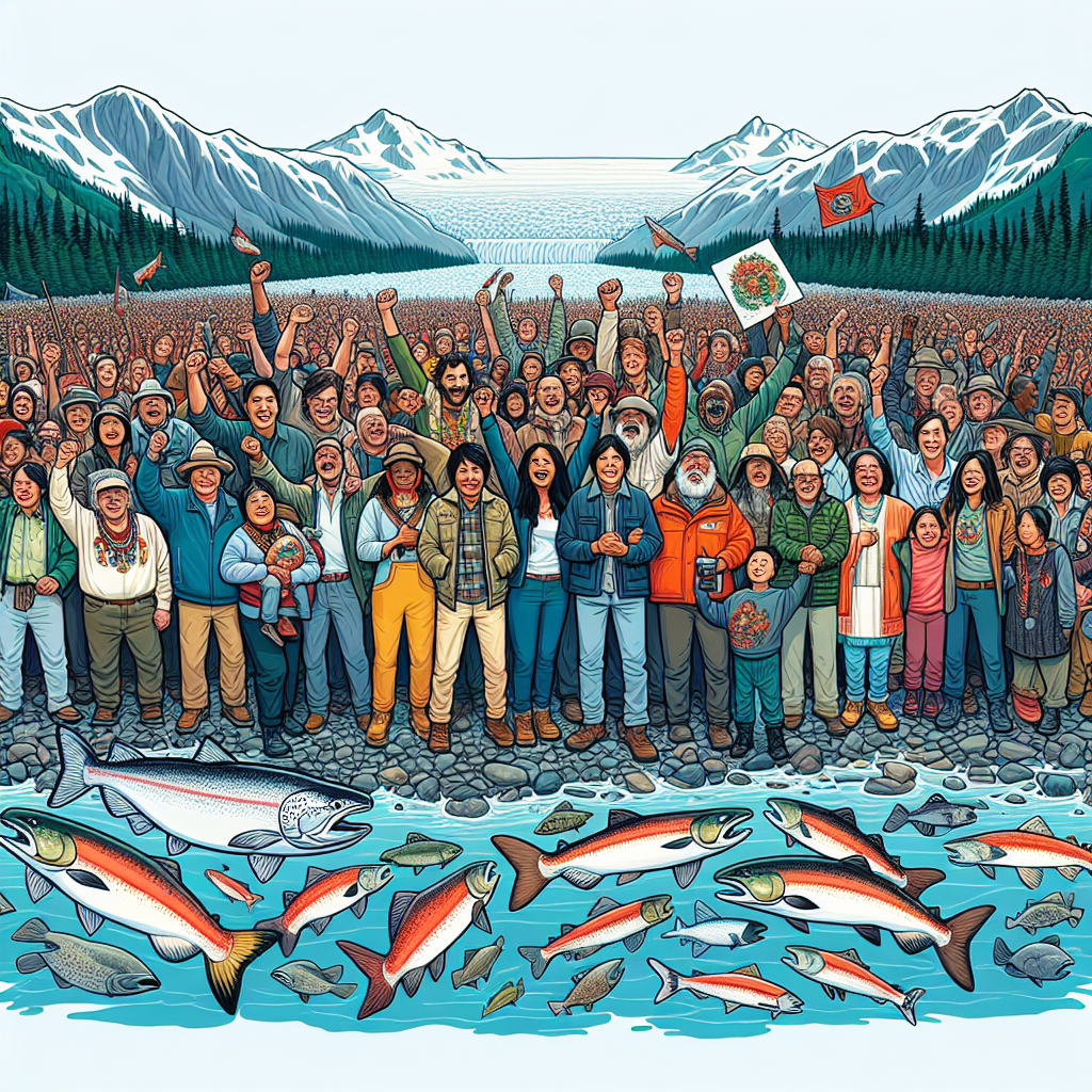 Alaska Natives and supporters celebrate new state measures designed to support the recovery of chum salmon.