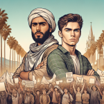 California Iranian American duo stands against anti-war demonstrations in the U.S.