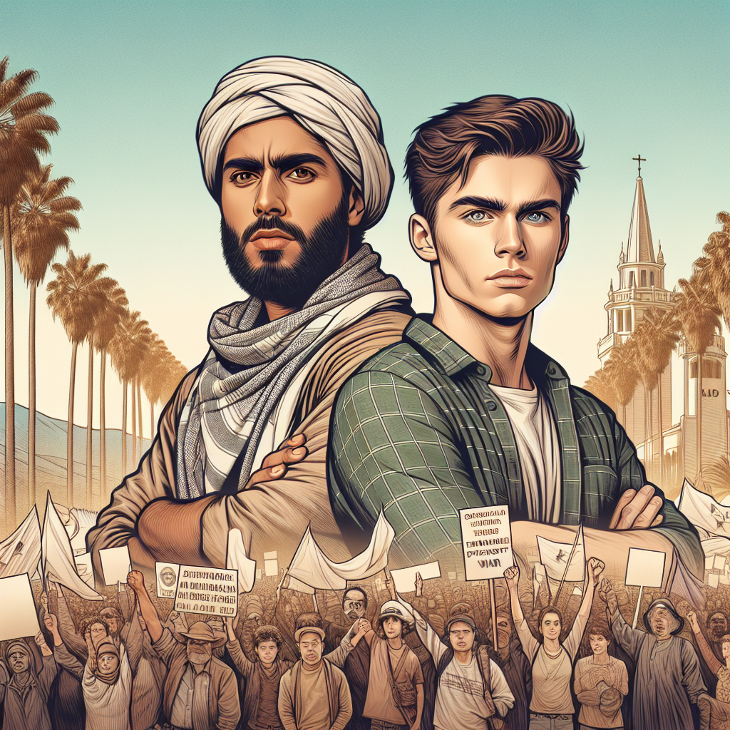 California Iranian American duo stands against anti-war demonstrations in the U.S.