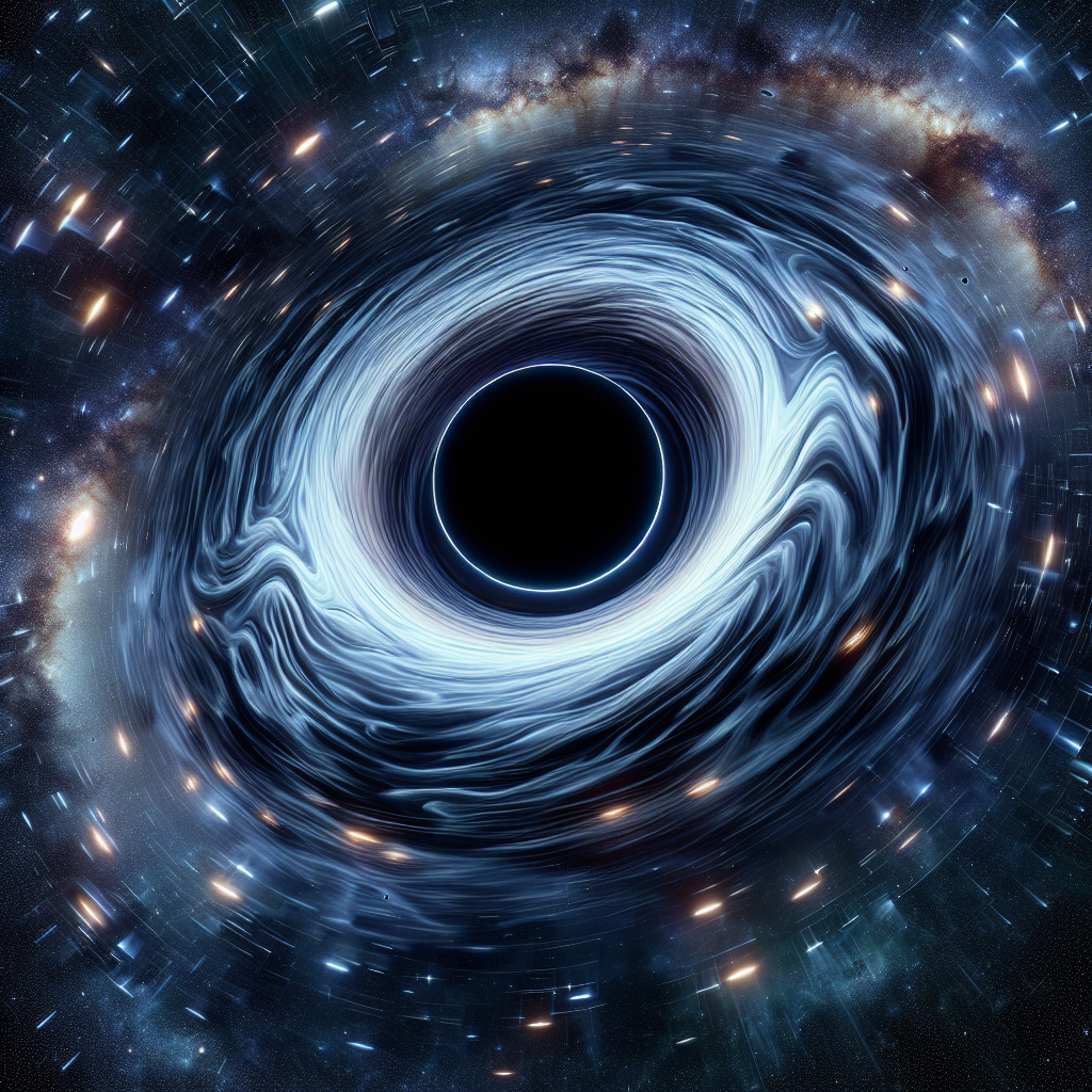 How can you capture footage of a black hole in motion?