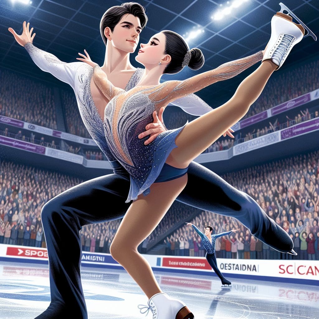 Canadian duo Pereira and Michaud secure 3rd place following short program at figure skating championships