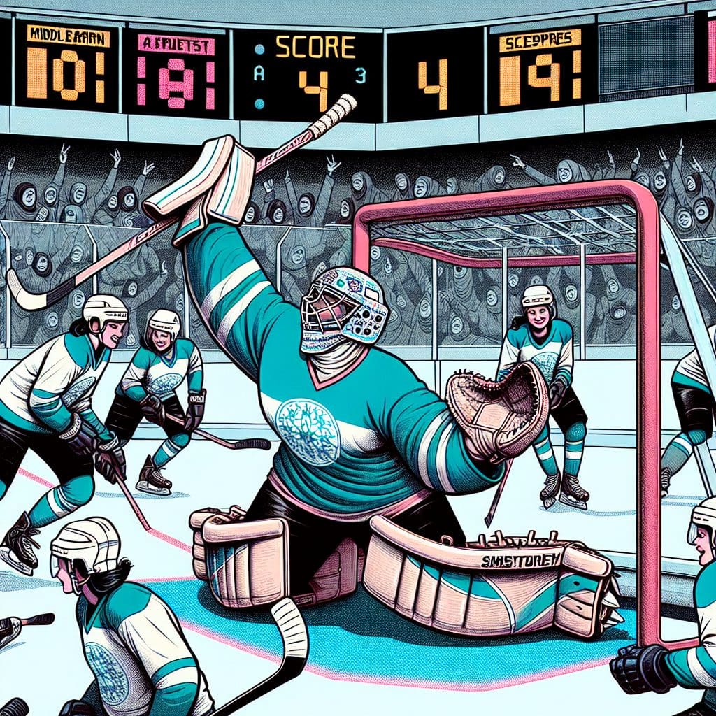 Aerin Frankel achieves third consecutive shutout as Fleet secures 4-0 victory against Sceptres.