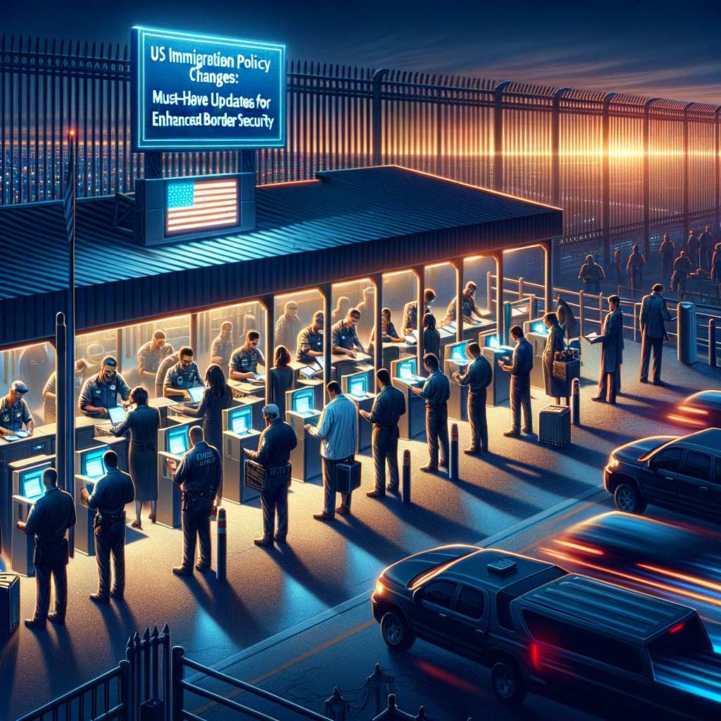 US Immigration Policy Changes: Must-Have Updates for Enhanced Border Security