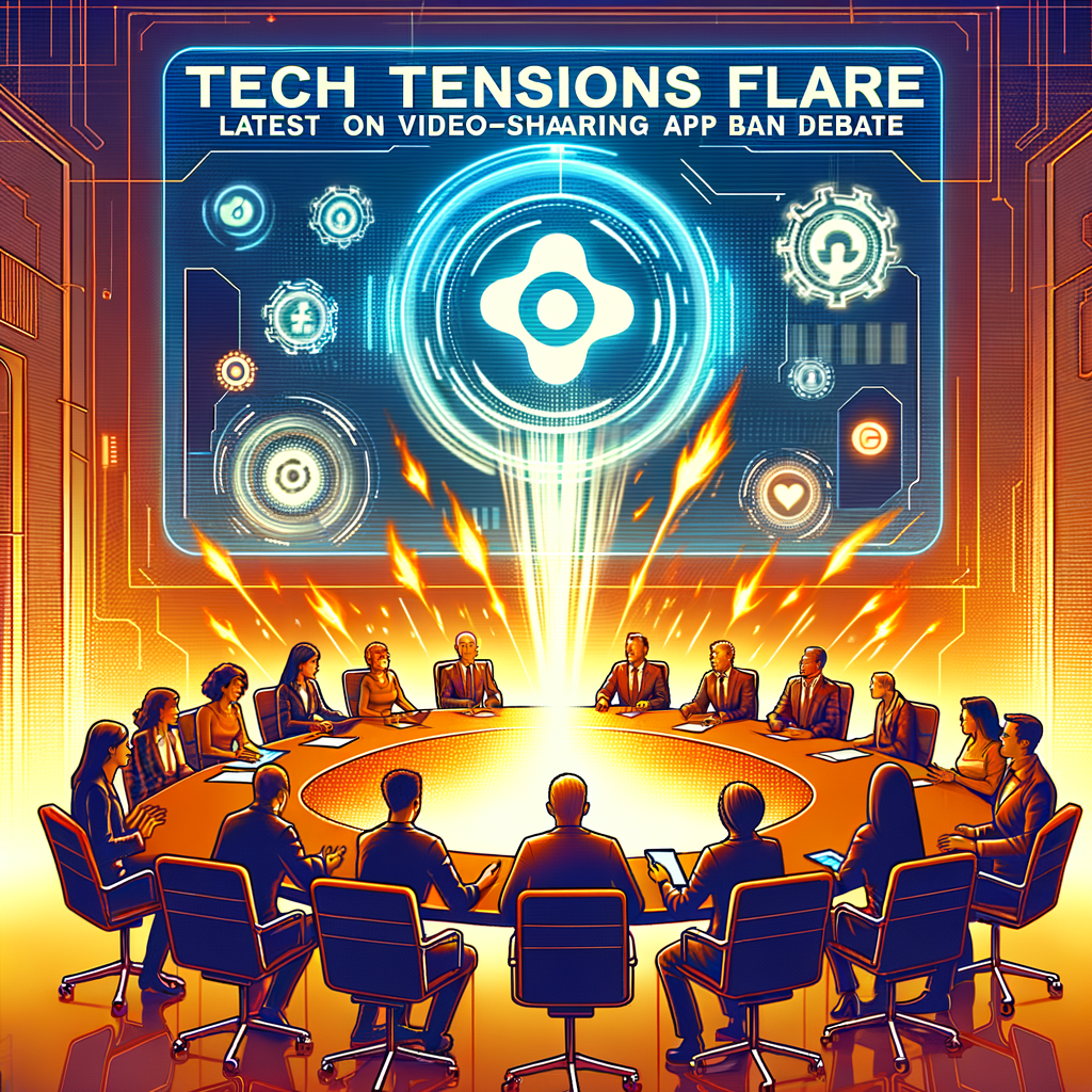 Tech Tensions Flare: Latest on TikTok Ban Debate