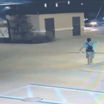 Teen with MMA training tackles suspect armed with an axe at Florida car wash, captured on video.