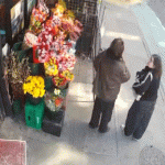 Footage captures NYC taxi veering wildly and striking two women on the sidewalk.