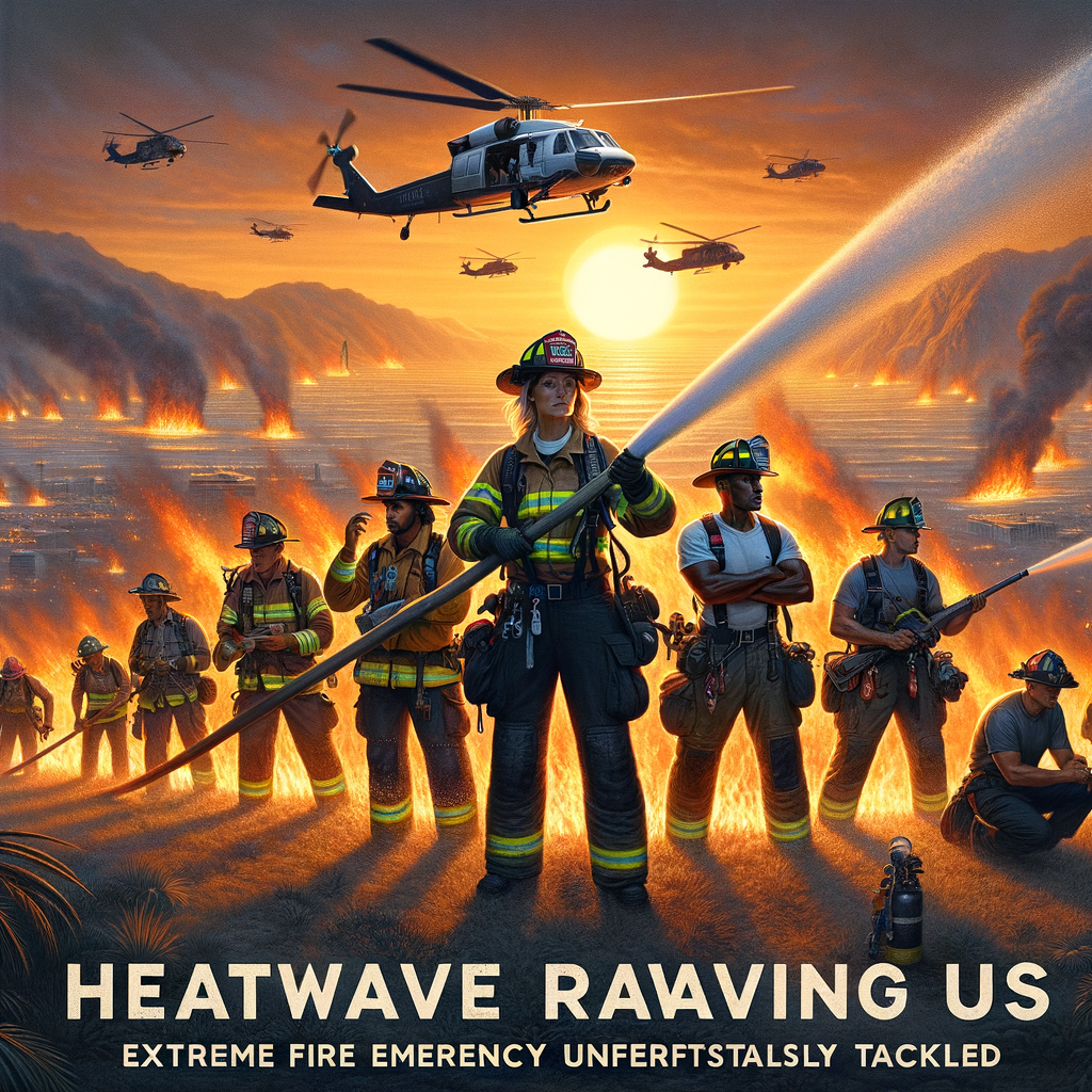 Heatwaves Ravaging US: Extreme Fire Emergency Effortlessly Tackled