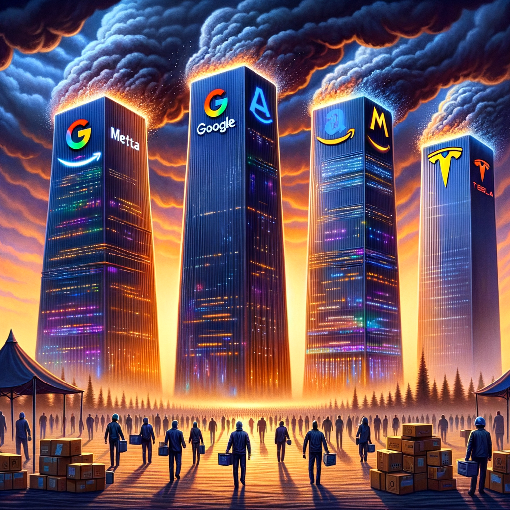 Tech Giants Google, Amazon, Meta, and Tesla Face Massive Layoffs