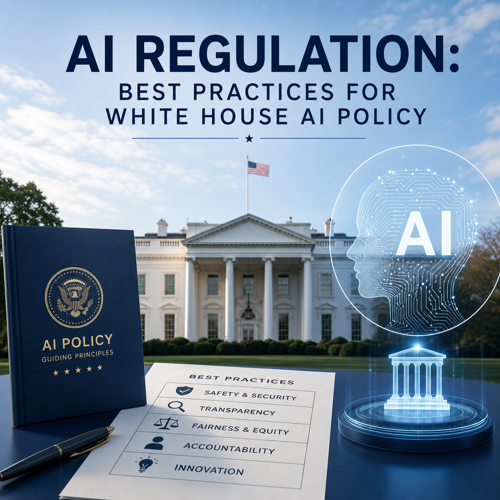 Illustration of AI Regulation: Best Practices for White House AI Policy