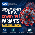 Illustration of CDC Advisories on New COVID-19 Variants: Essential Update
