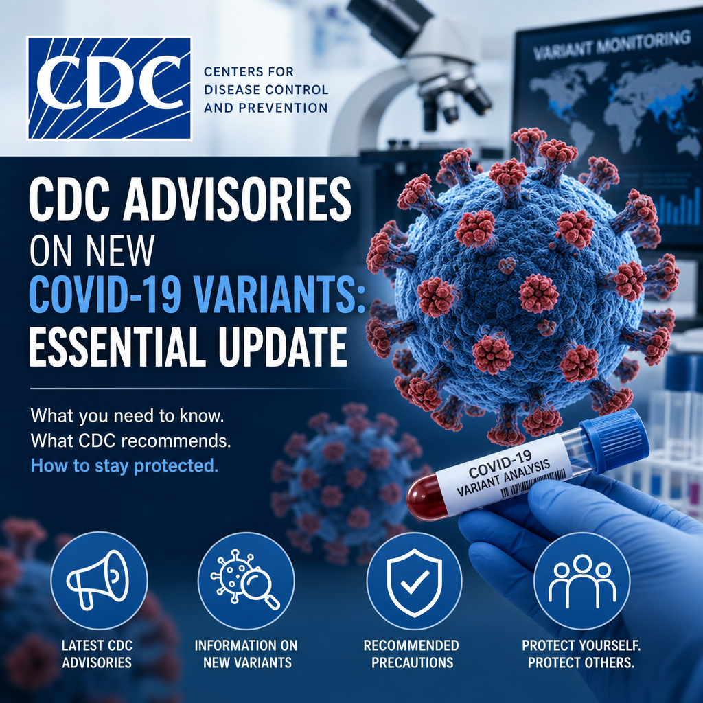 Additional Illustration of CDC Advisories on New COVID-19 Variants: Essential Update