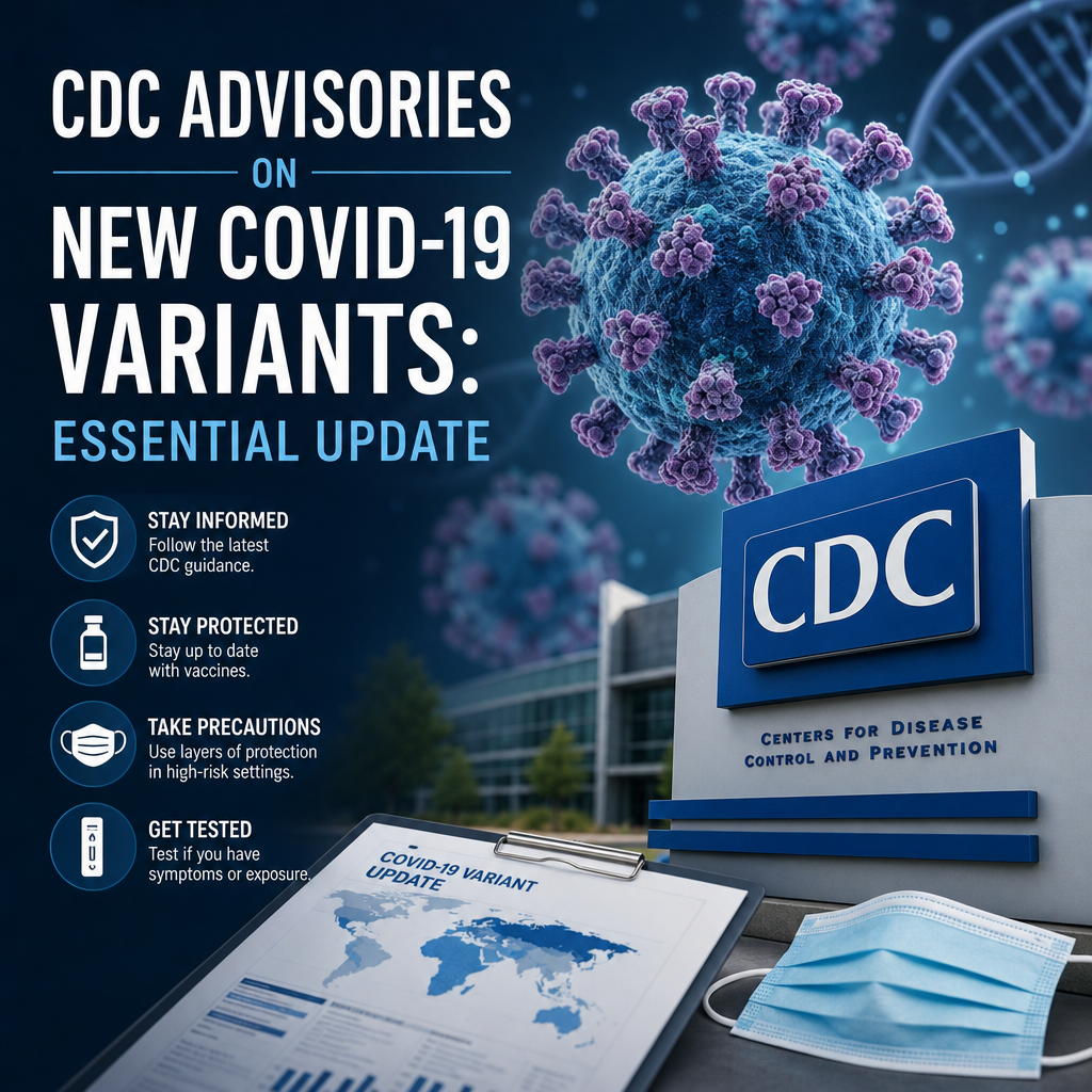 Additional Illustration of CDC Advisories on New COVID-19 Variants: Essential Update