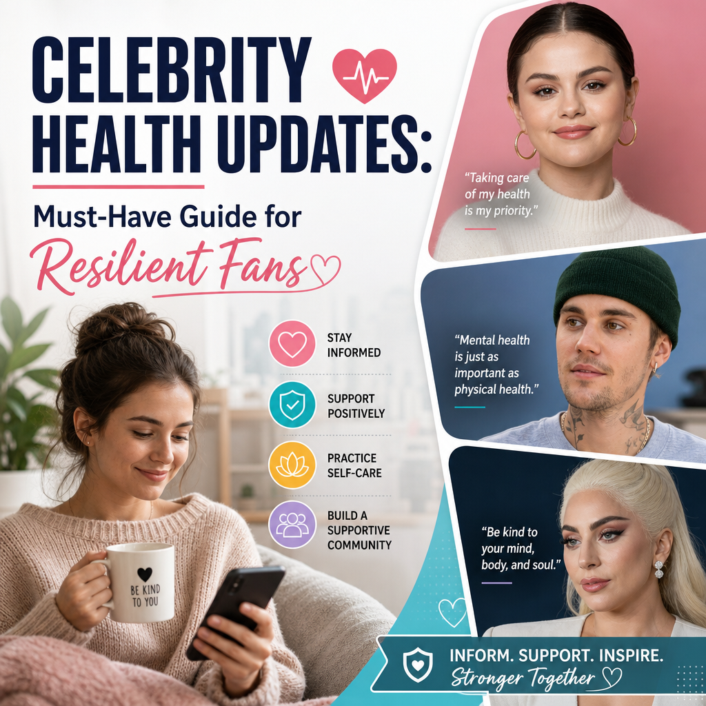 Illustration of Celebrity Health Updates: Must-Have Guide for Resilient Fans
