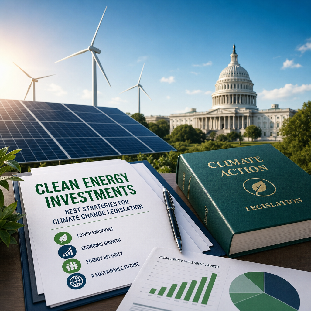 Additional Illustration of Clean Energy Investments: Best Strategies for Climate Change Legislation