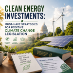 Illustration of Clean Energy Investments: Must-Have Strategies for Positive Climate Change Legislation