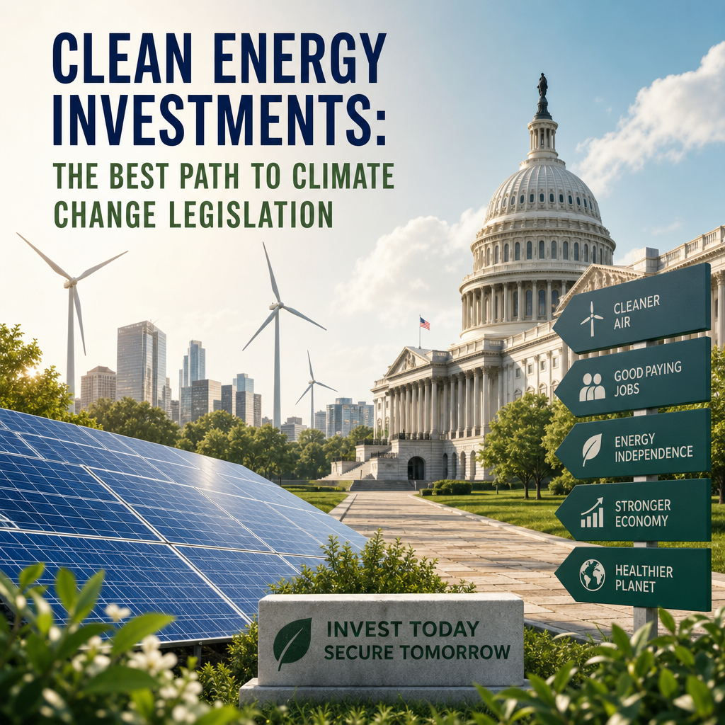 Additional Illustration of Clean Energy Investments: The Best Path to Climate Change Legislation