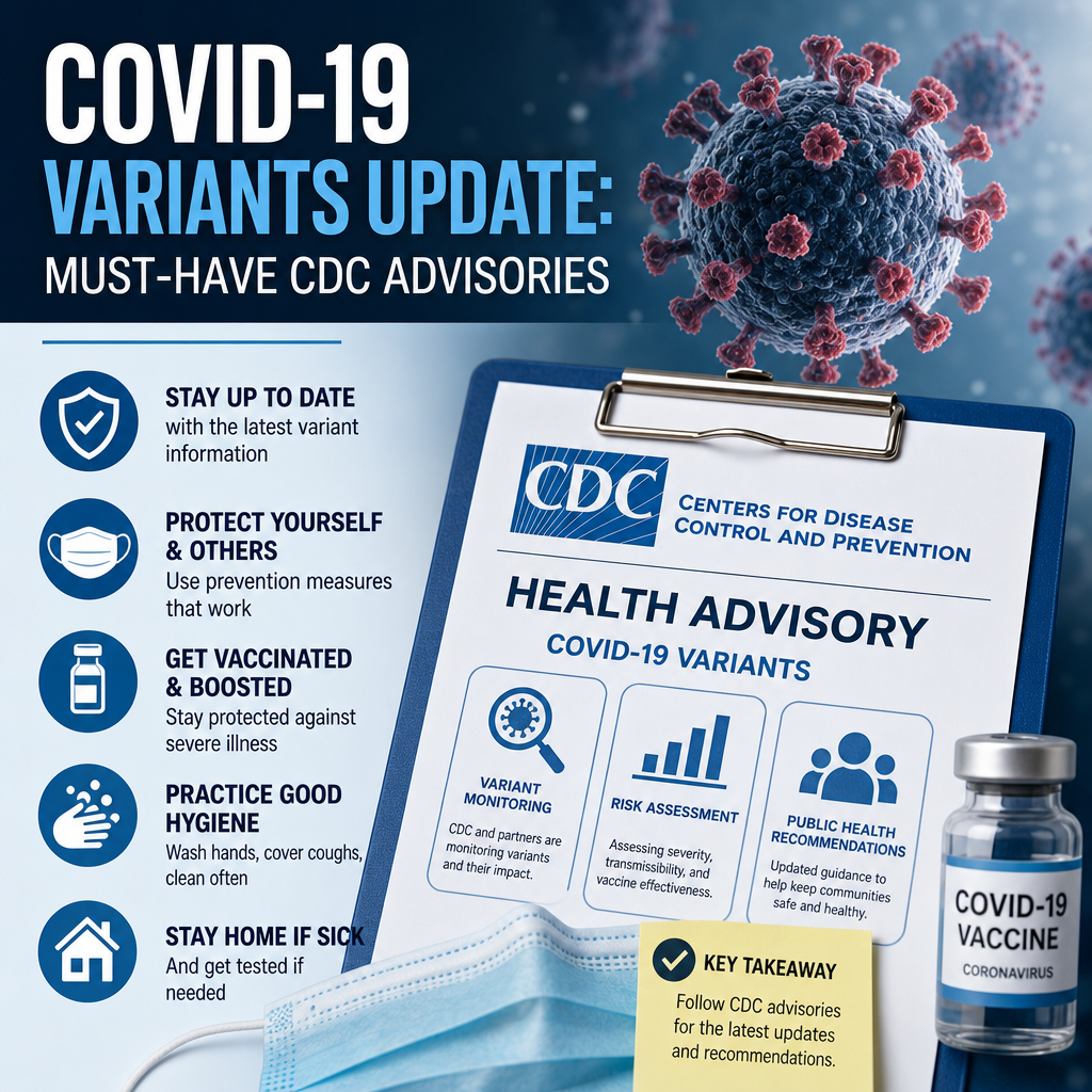 Additional Illustration of COVID-19 Variants Update: Must-Have CDC Advisories