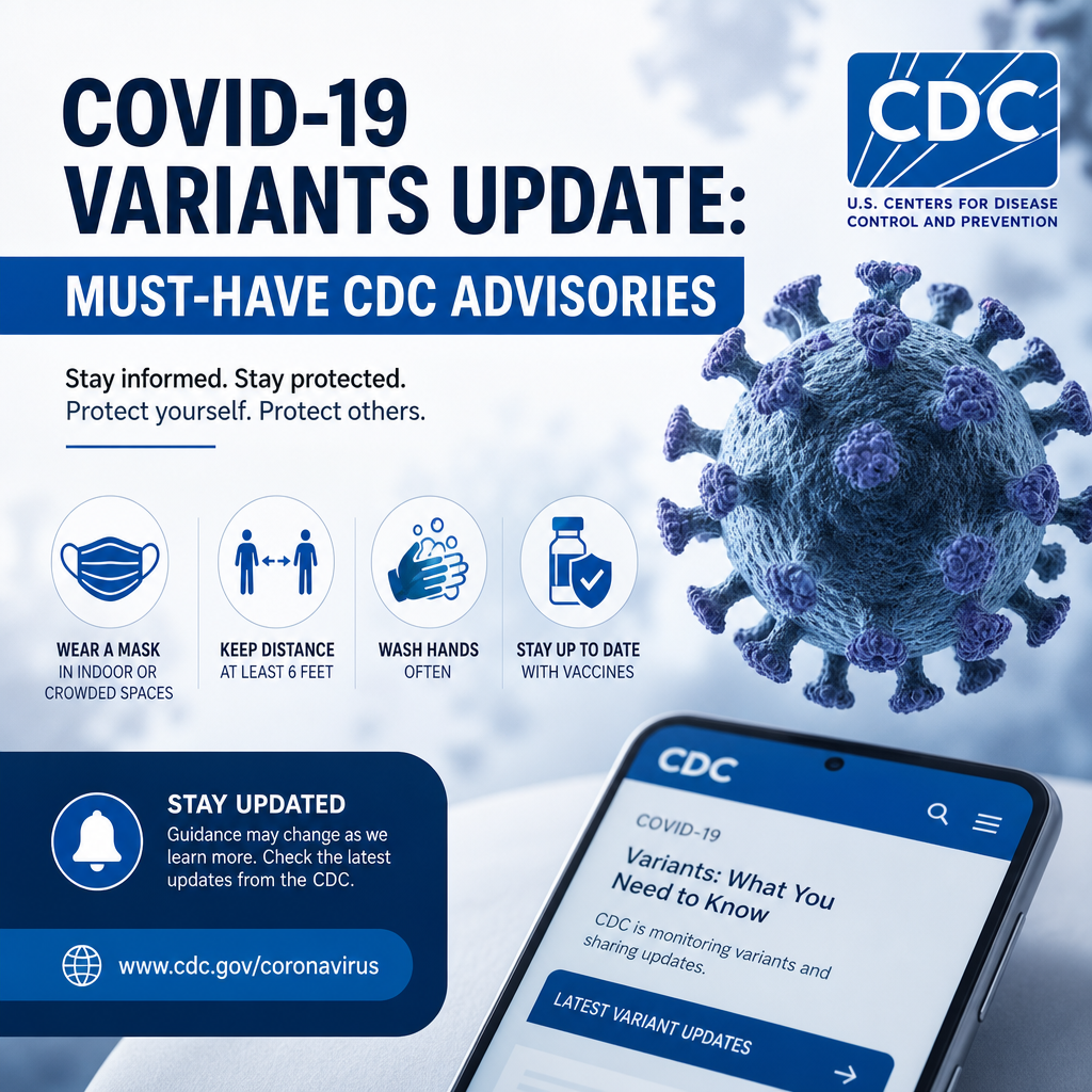 Additional Illustration of COVID-19 Variants Update: Must-Have CDC Advisories