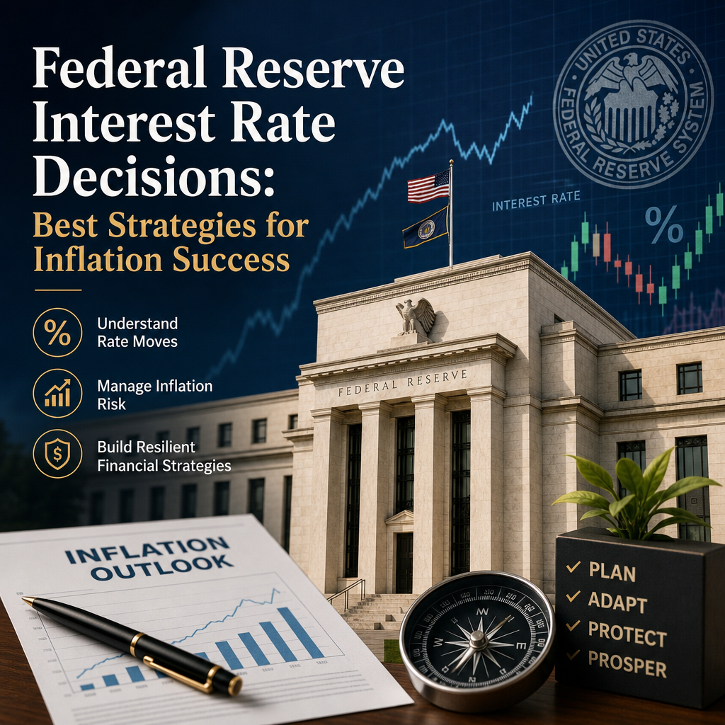 Illustration of Federal Reserve Interest Rate Decisions: Best Strategies for Inflation Success