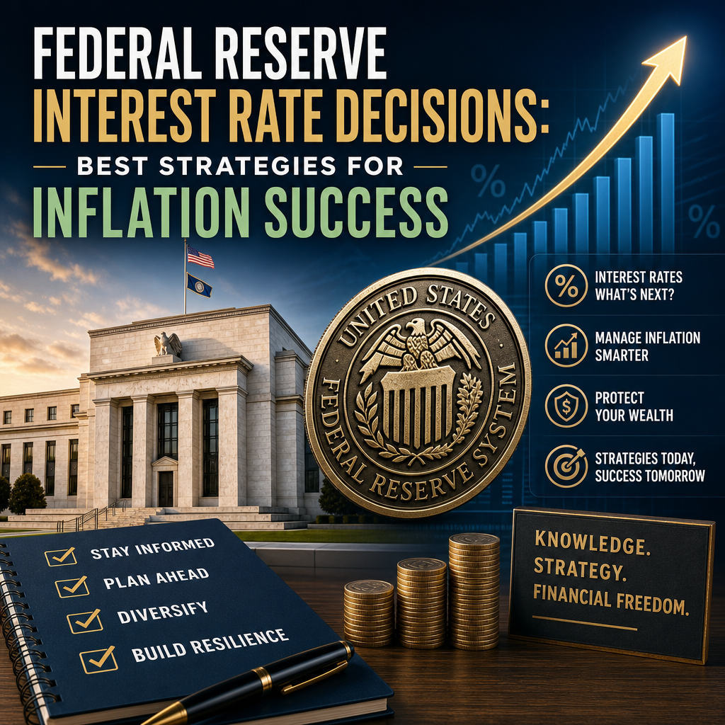 Illustration of Federal Reserve Interest Rate Decisions: Best Strategies for Inflation Success