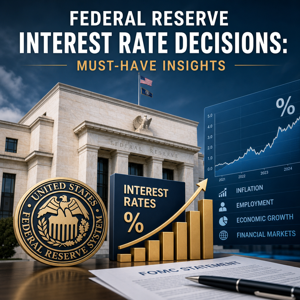 Illustration of Federal Reserve Interest Rate Decisions: Must-Have Insights