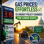 Illustration of Gas Prices: Effortless US Energy Policy Changes for Lower Costs