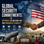 Illustration of Global Security Commitments: Optimize US Military Aid for Enhanced Stability