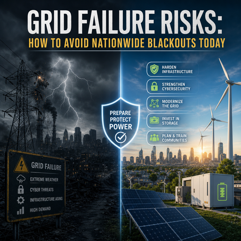 Additional Illustration of Grid Failure Risks: How to Avoid Nationwide Blackouts Today