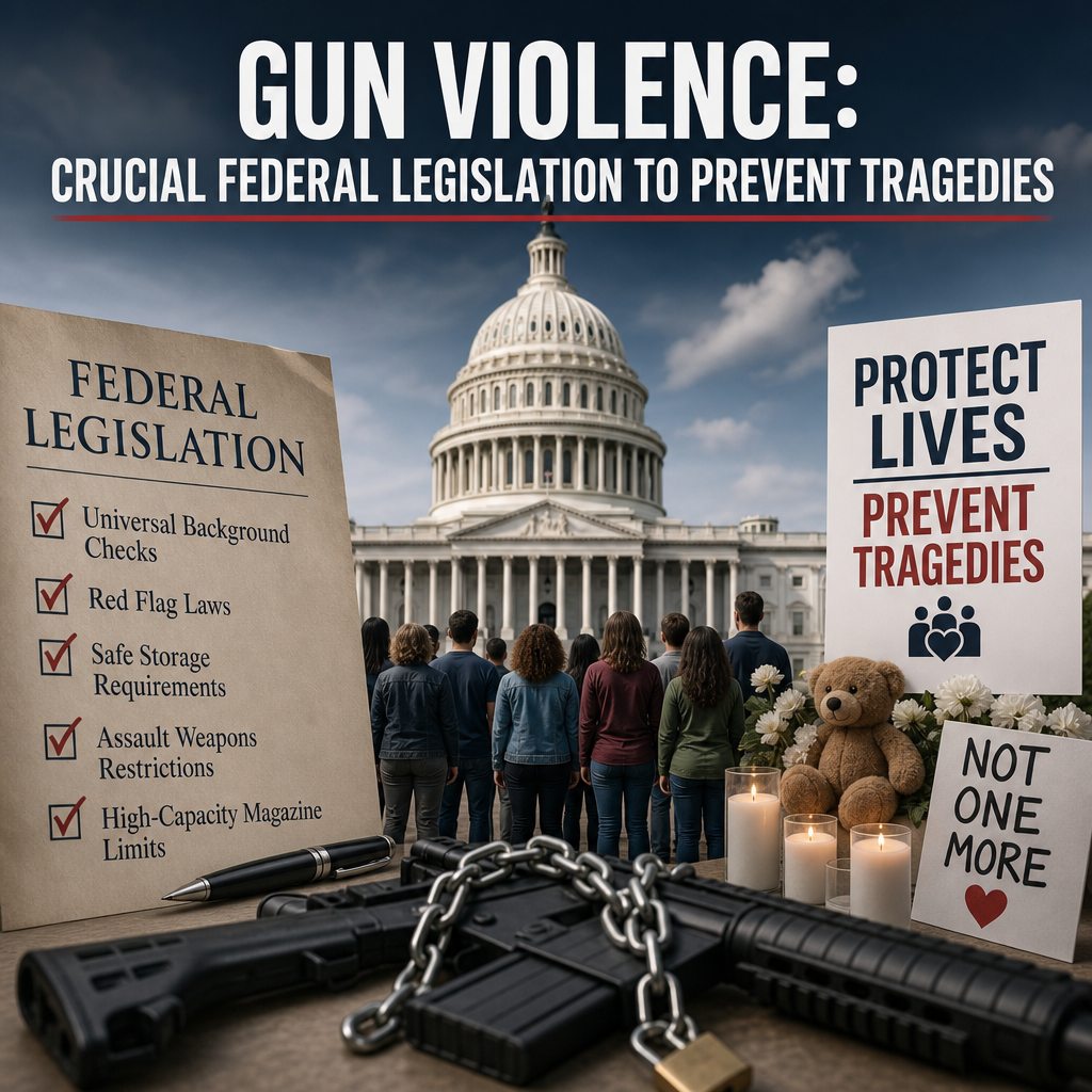 Additional Illustration of Gun Violence: Crucial Federal Legislation to Prevent Tragedies