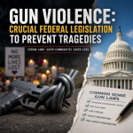 Illustration of Gun Violence: Crucial Federal Legislation to Prevent Tragedies