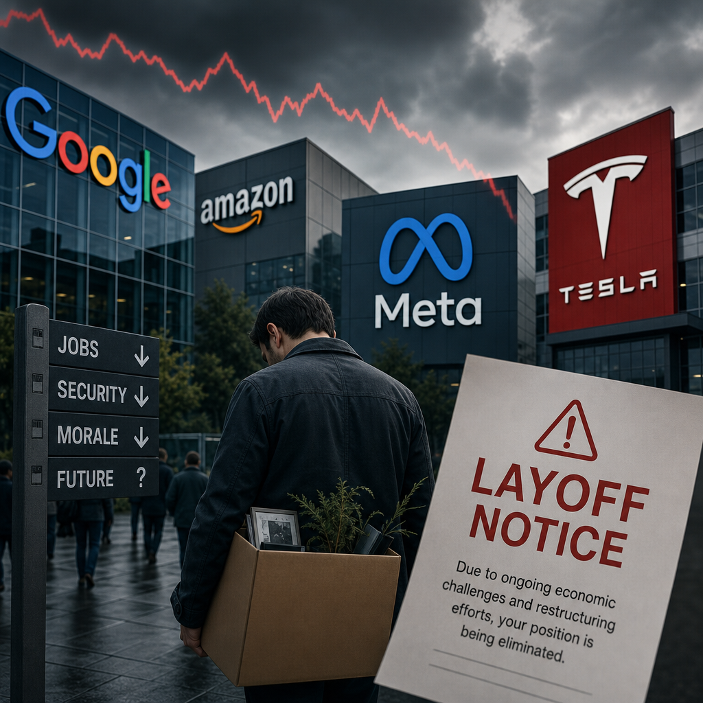 Additional Illustration of Looming layoffs at Google, Amazon, Meta, and Tesla: Unveiling the Impact