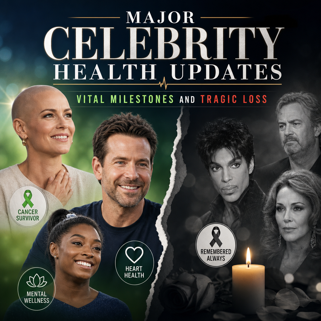 Additional Illustration of Major Celebrity Health Updates: Vital Milestones and Tragic Loss