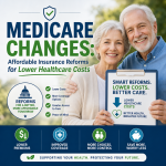 Illustration of Medicare Changes: Affordable Insurance Reforms for Lower Healthcare Costs