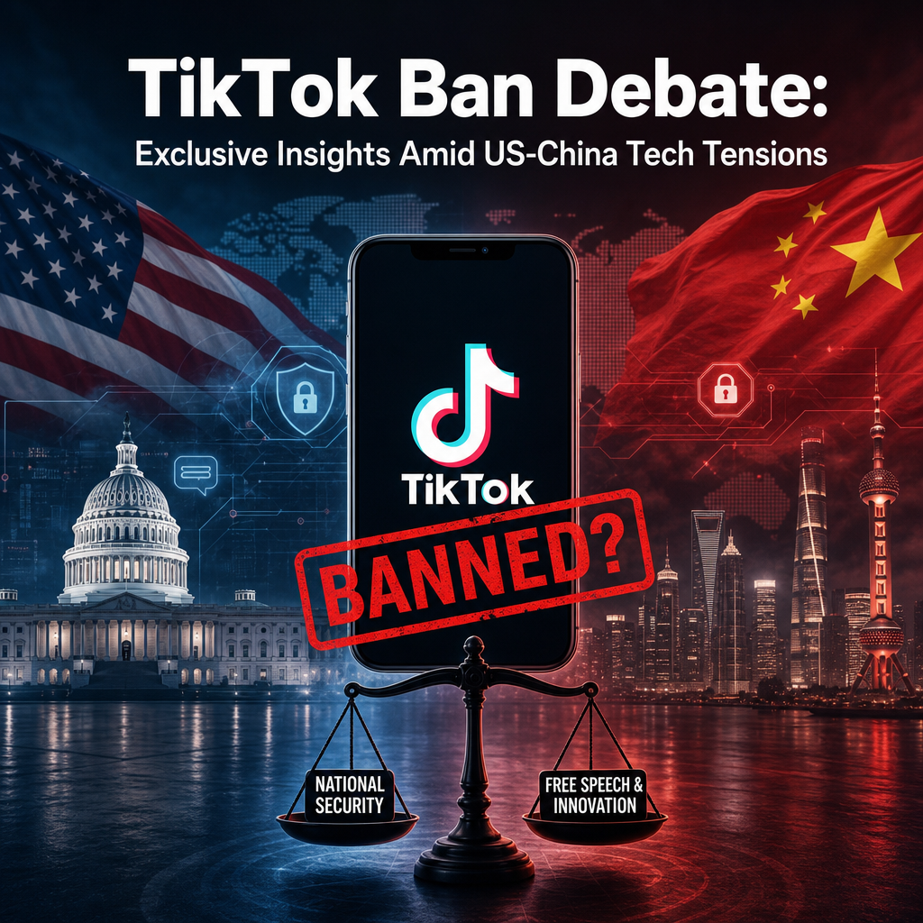 Additional Illustration of TikTok Ban Debate: Exclusive Insights Amid US-China Tech Tensions