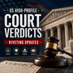Illustration of US High-Profile Court Verdicts: Riveting Updates