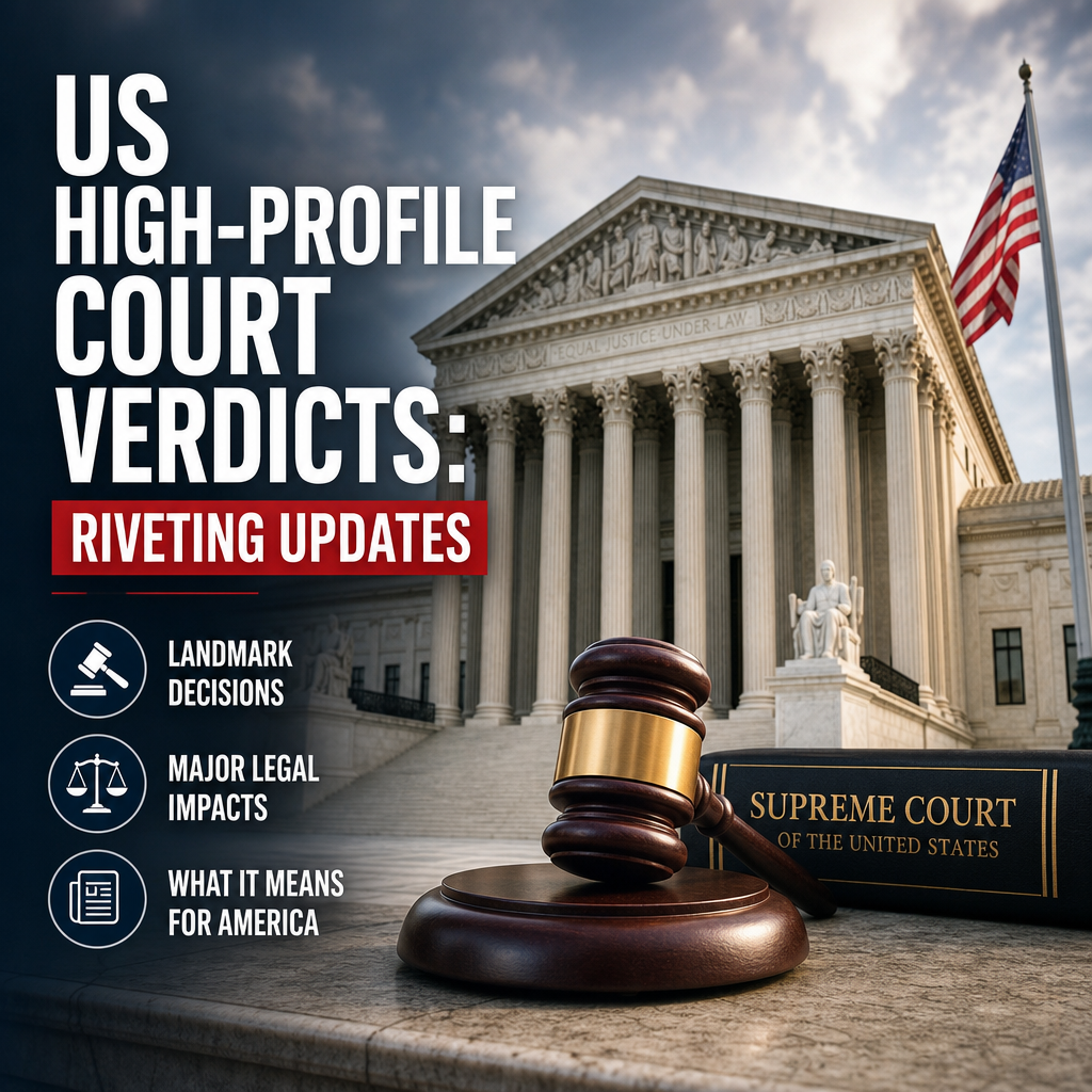 Additional Illustration of US High-Profile Court Verdicts: Riveting Updates