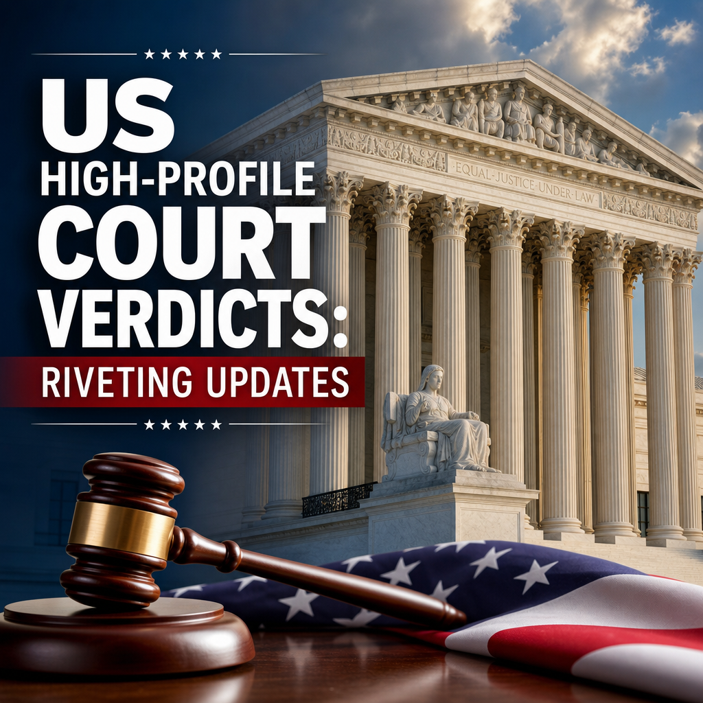 Additional Illustration of US High-Profile Court Verdicts: Riveting Updates